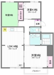 三鷹台ハウスの物件間取画像